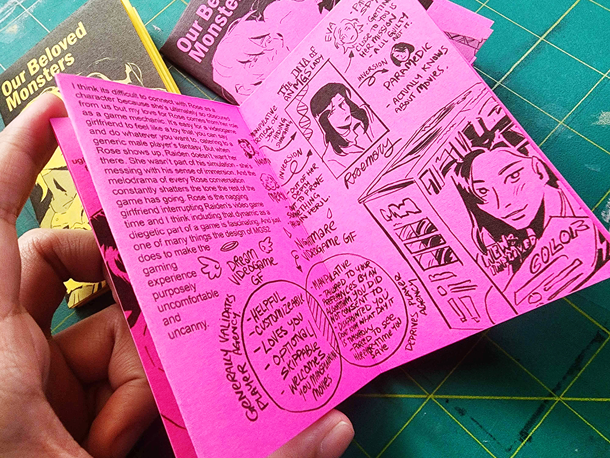 Screenshot 4 for Our Beloved Monsters (Printable Minizine)