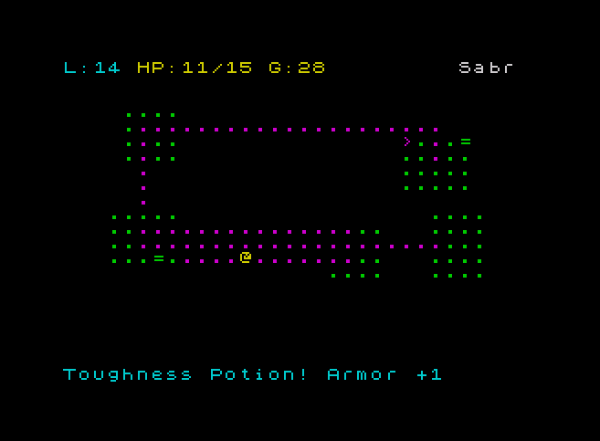 Screenshot 7 for DOWNWARDS ZX-Spectrum 48k