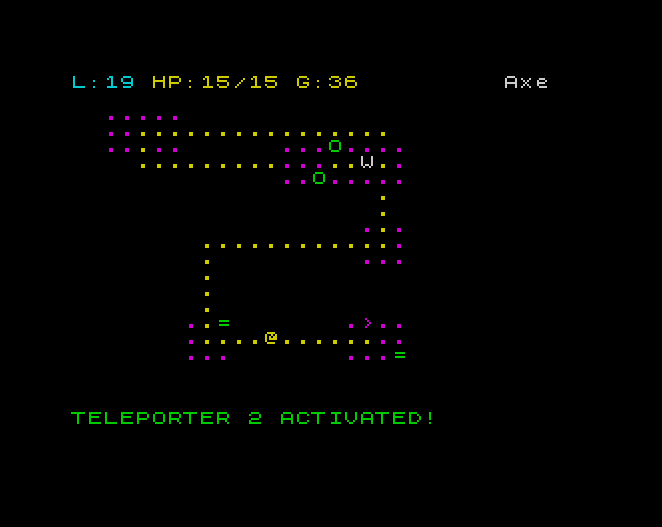 Screenshot 5 for DOWNWARDS ZX-Spectrum 48k