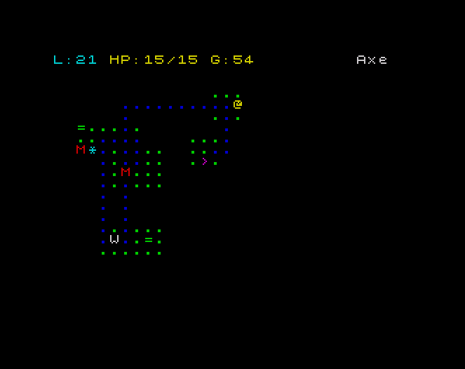 Screenshot 6 for DOWNWARDS ZX-Spectrum 48k