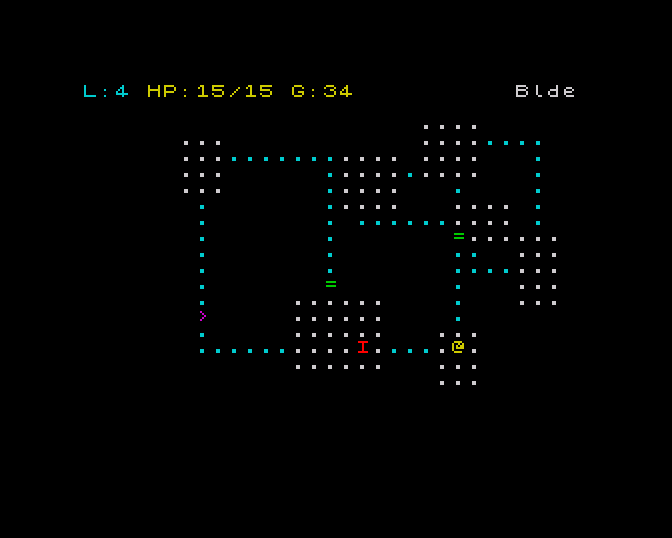 Screenshot 4 for DOWNWARDS ZX-Spectrum 48k