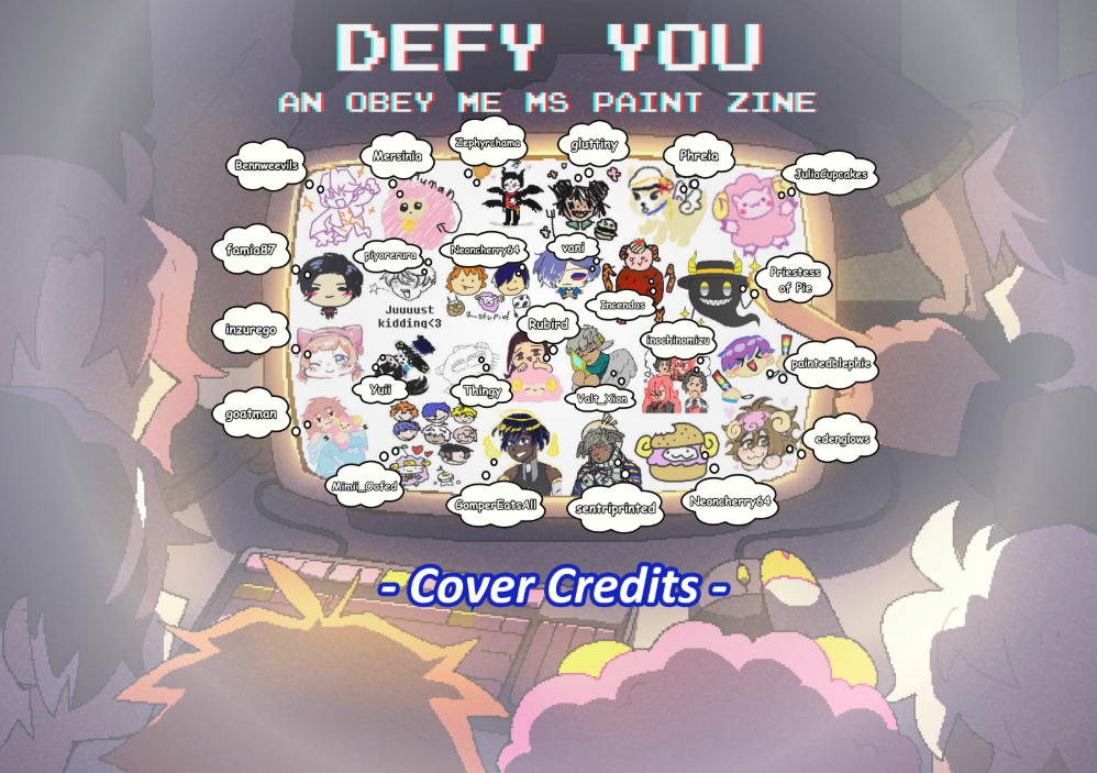 Screenshot 2 for Obey Me! MS Paint Zine