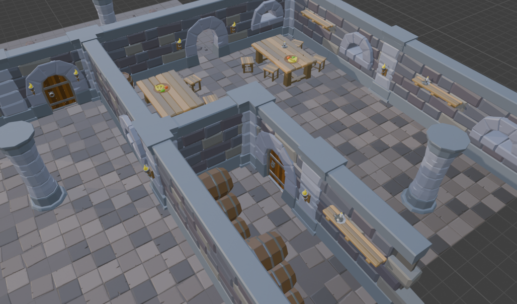 MODULAR DUNGEON 3D ASSETS PACK by J.Yougen_3D