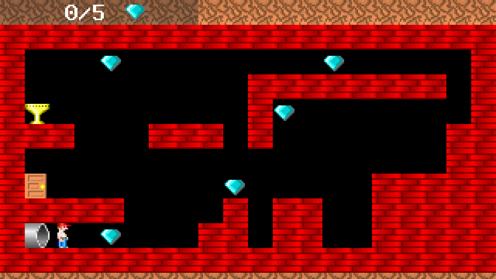 Screenshot 3 for Dangerous Dave in the Godot Gauntlet