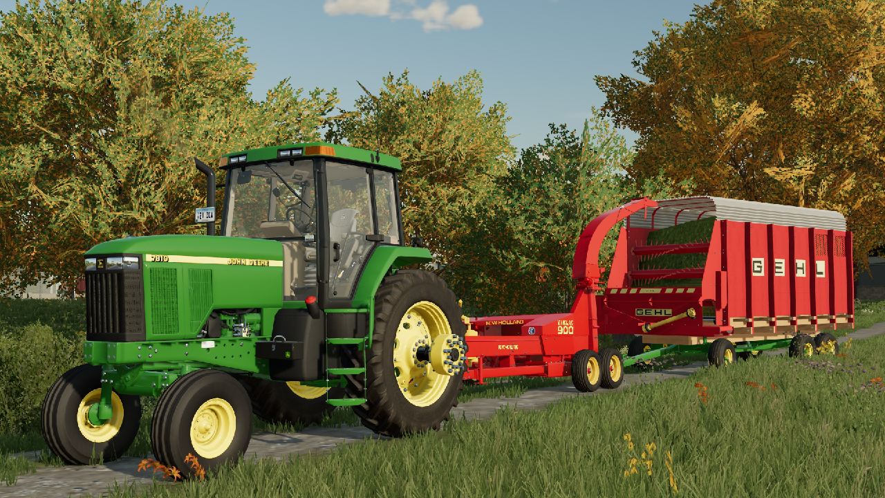 Screenshot 4 for Gehl BU910 Forage Boxes V2 - FS22