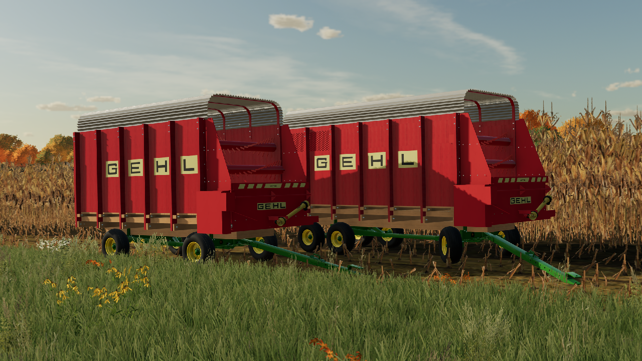 Screenshot 2 for Gehl BU910 Forage Boxes V2 - FS22