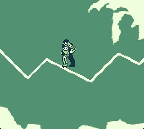 Screenshot 3 for Death Stranding: GameBoyMan Edition