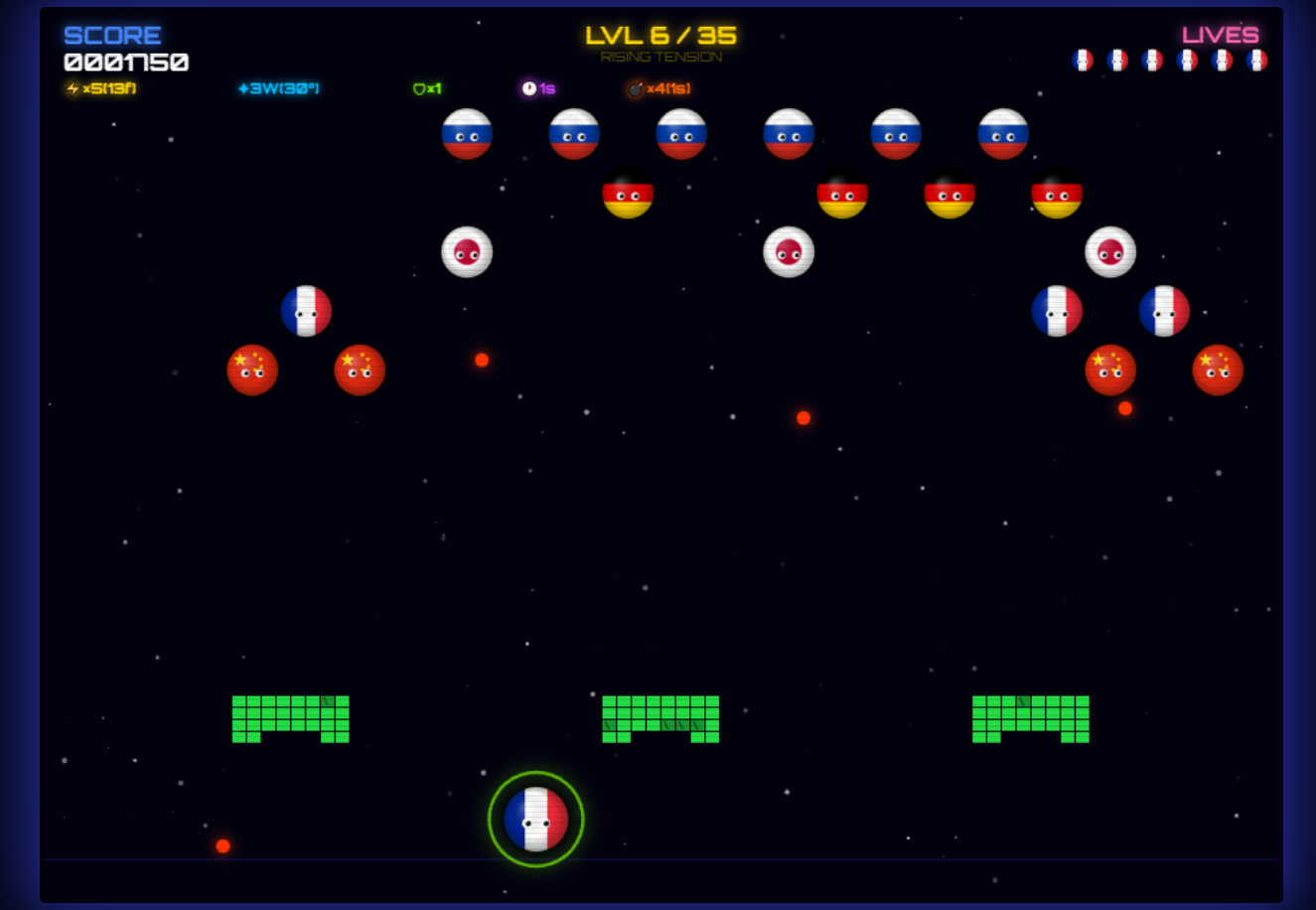 Screenshot 2 for Countryball Invaders