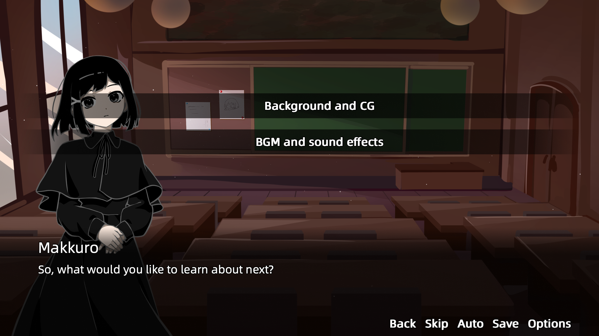Screenshot 3 for Makkuro's Guide to RouteVN