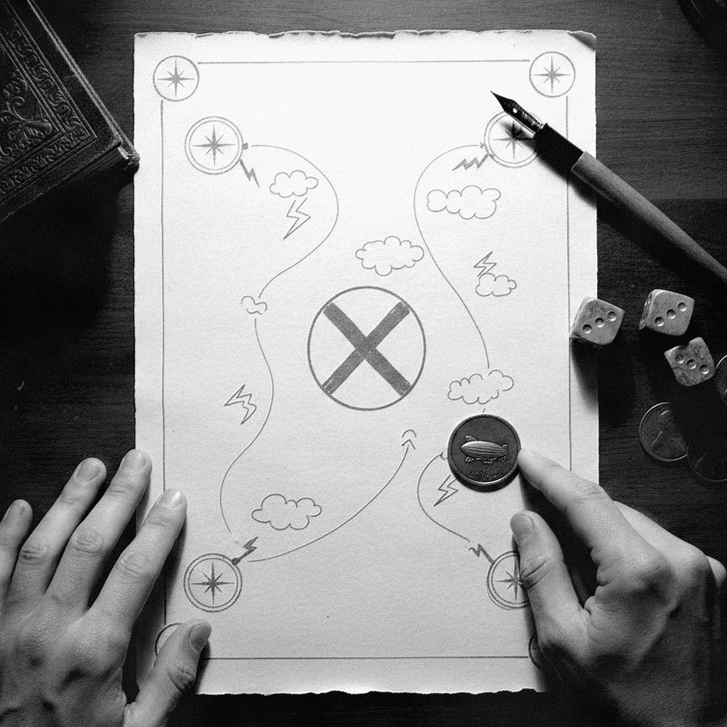 Screenshot 3 for AETHER-CHART: The Cartographer’s Descent