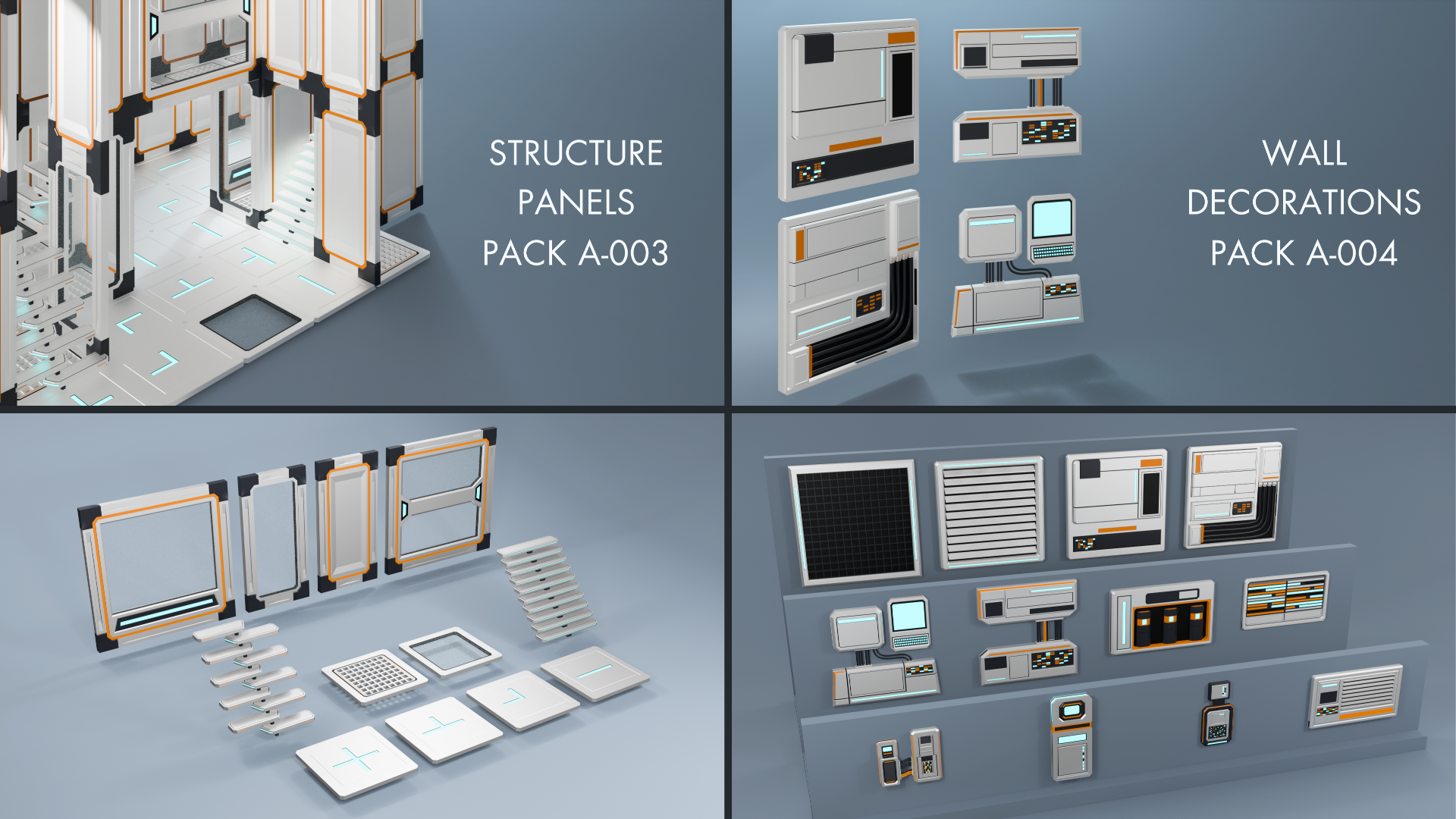 Low Poly Sci-Fi Ultimate Asset Library – Complete Modular Collection by ...