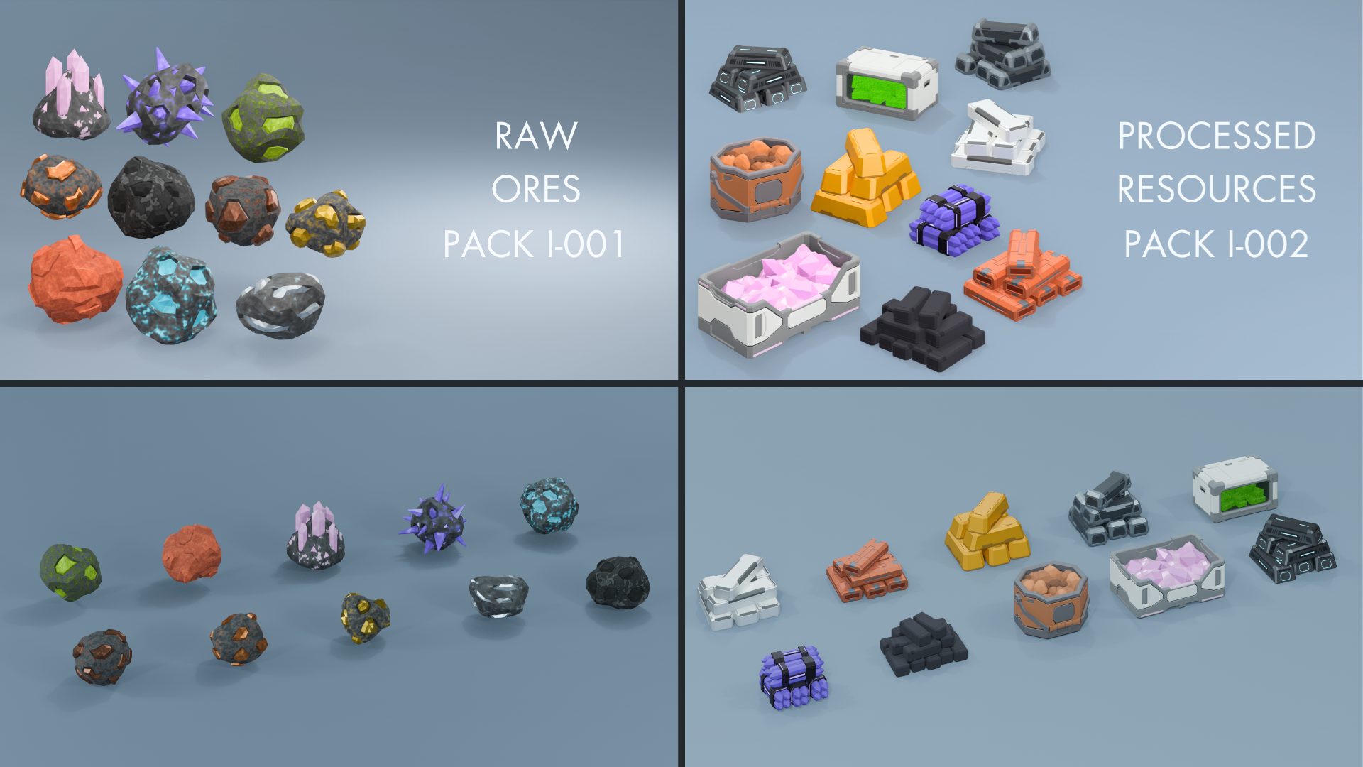 Low Poly Sci-Fi Ultimate Asset Library – Complete Modular Collection by ...