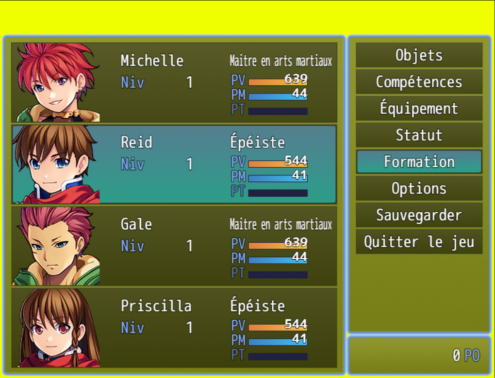 Menu Image Plugin RPG Maker MV-MZ by EroiK StyLeR