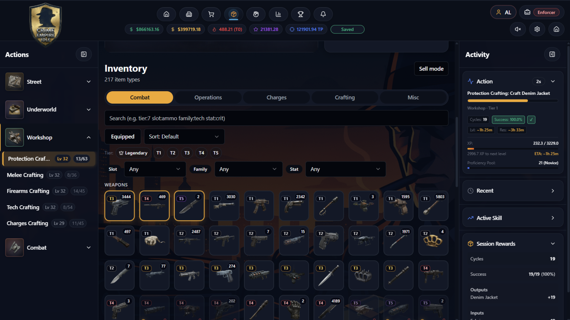 Screenshot 5 for Crime Empire Idle Demo