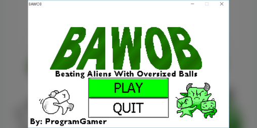 Cover image for BAWOB - Beating Aliens With Oversized Balls