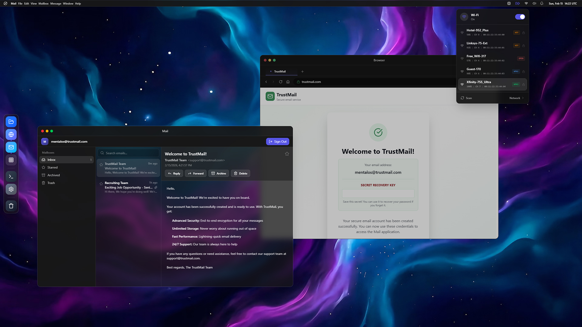 Aurora OS.js - Hacking simulator by mental.os()