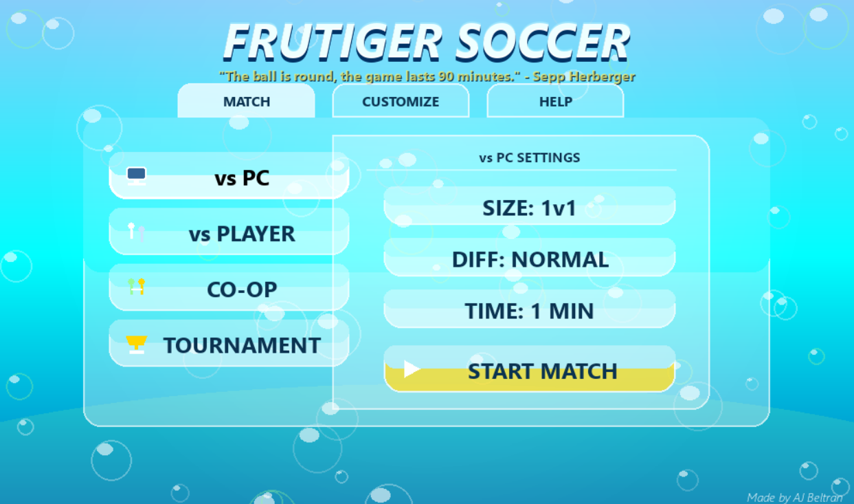 Screenshot 4 for Frutiger Soccer 2000