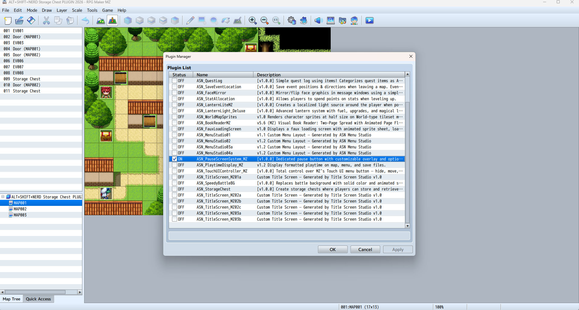Generic Rpg Screen RPG Maker MV & MZ Pause Screen System by ALT+SHIFT+NERD MEdia