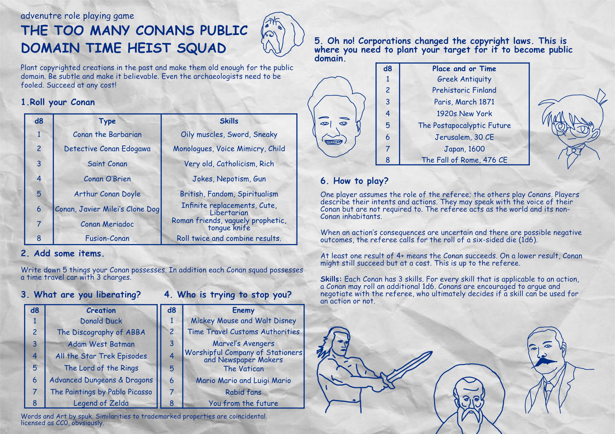 Screenshot 2 for THE TOO MANY CONANS PUBLIC DOMAIN TIME HEIST SQUAD