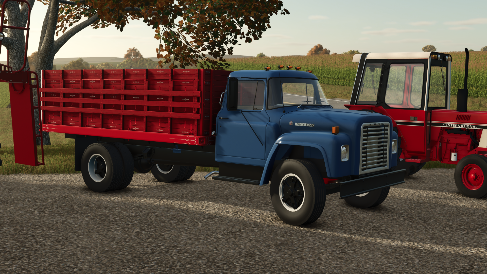 Screenshot 4 for FS25 IH 1600 Loadstar Grain Truck