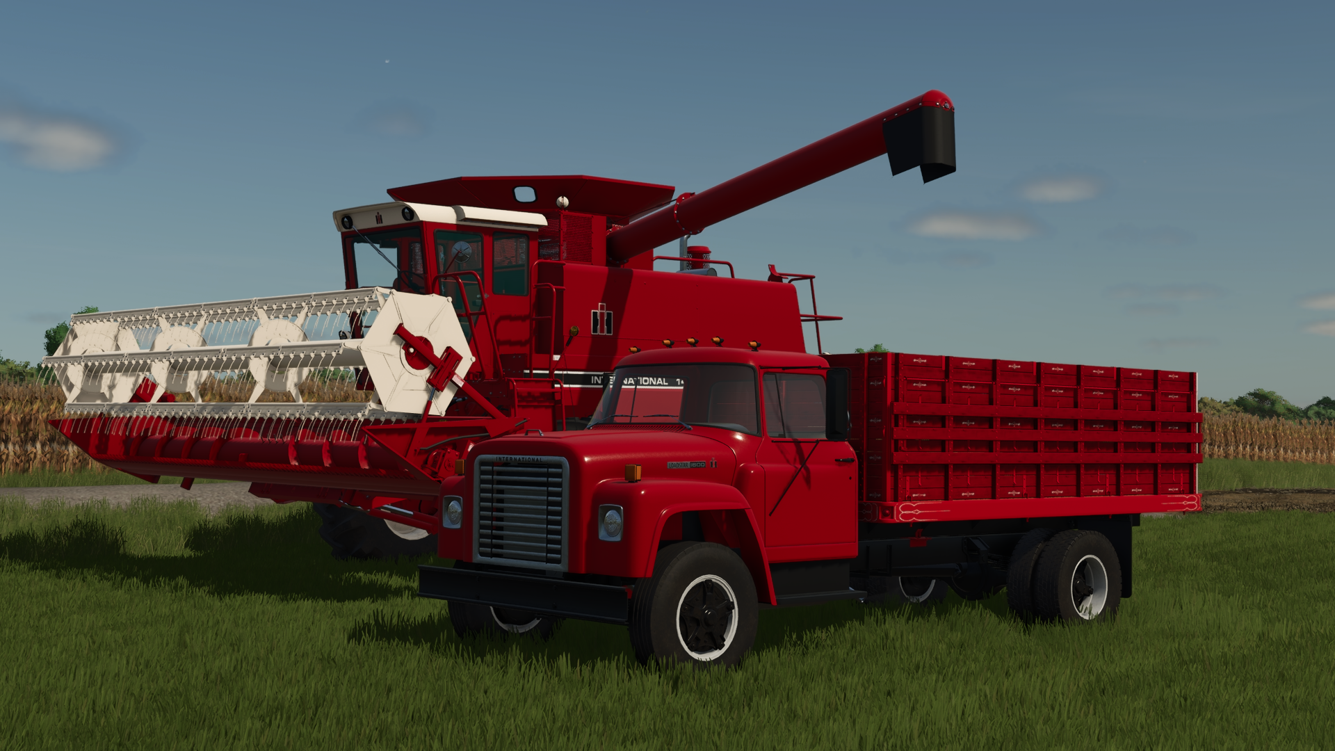 Screenshot 3 for FS25 IH 1600 Loadstar Grain Truck
