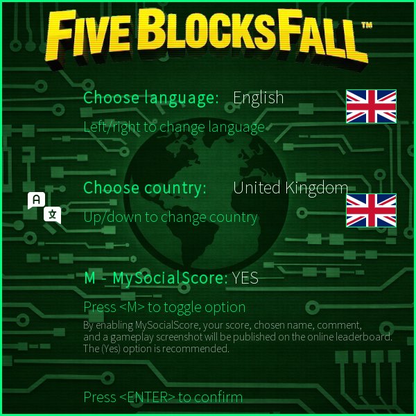 Screenshot 5 for FiveBlocksFall