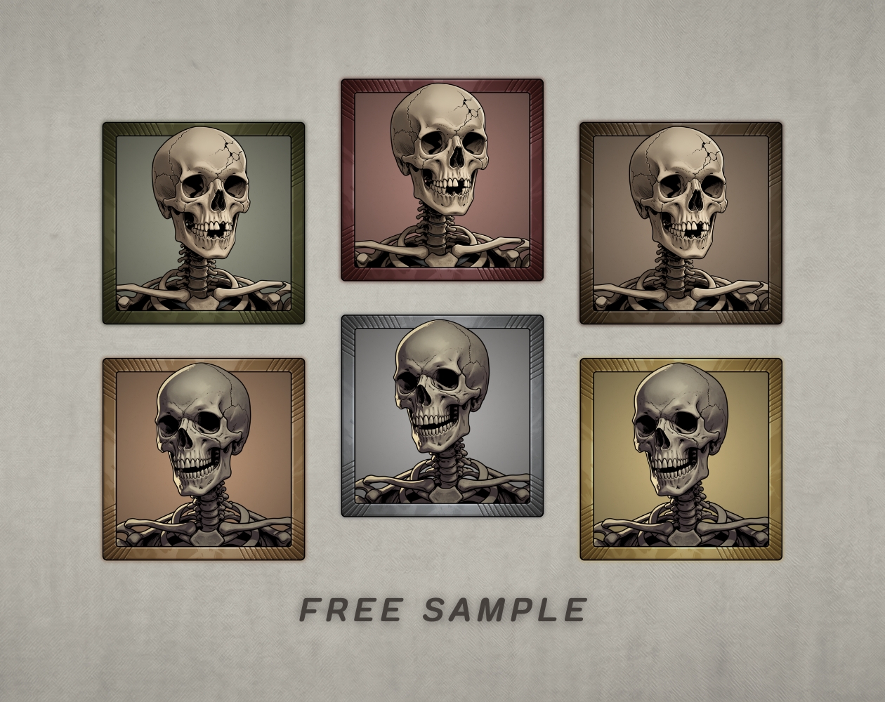 Standard Skeleton Tokens by fredcalil
