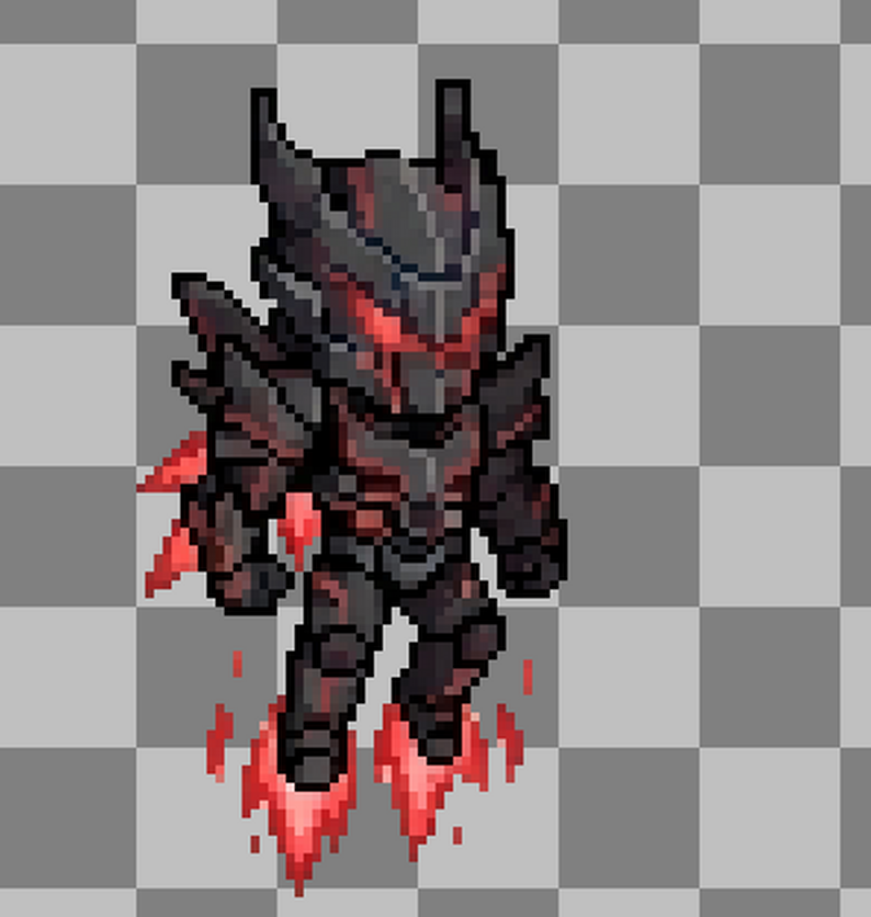 2D Character Sprite Sheet - Pixel Art Dark Corrupted Knight by ...