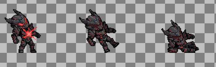 2D Character Sprite Sheet - Pixel Art Dark Corrupted Knight by ...