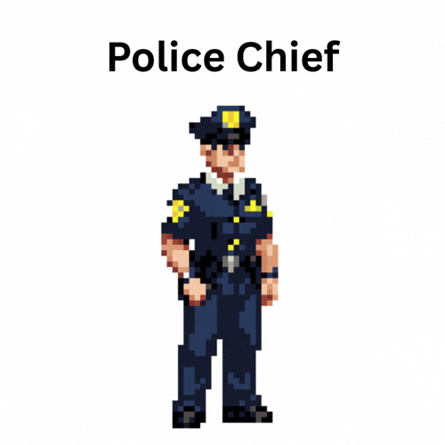 Five Police Characters Asset Pack by Pixel-Dixel