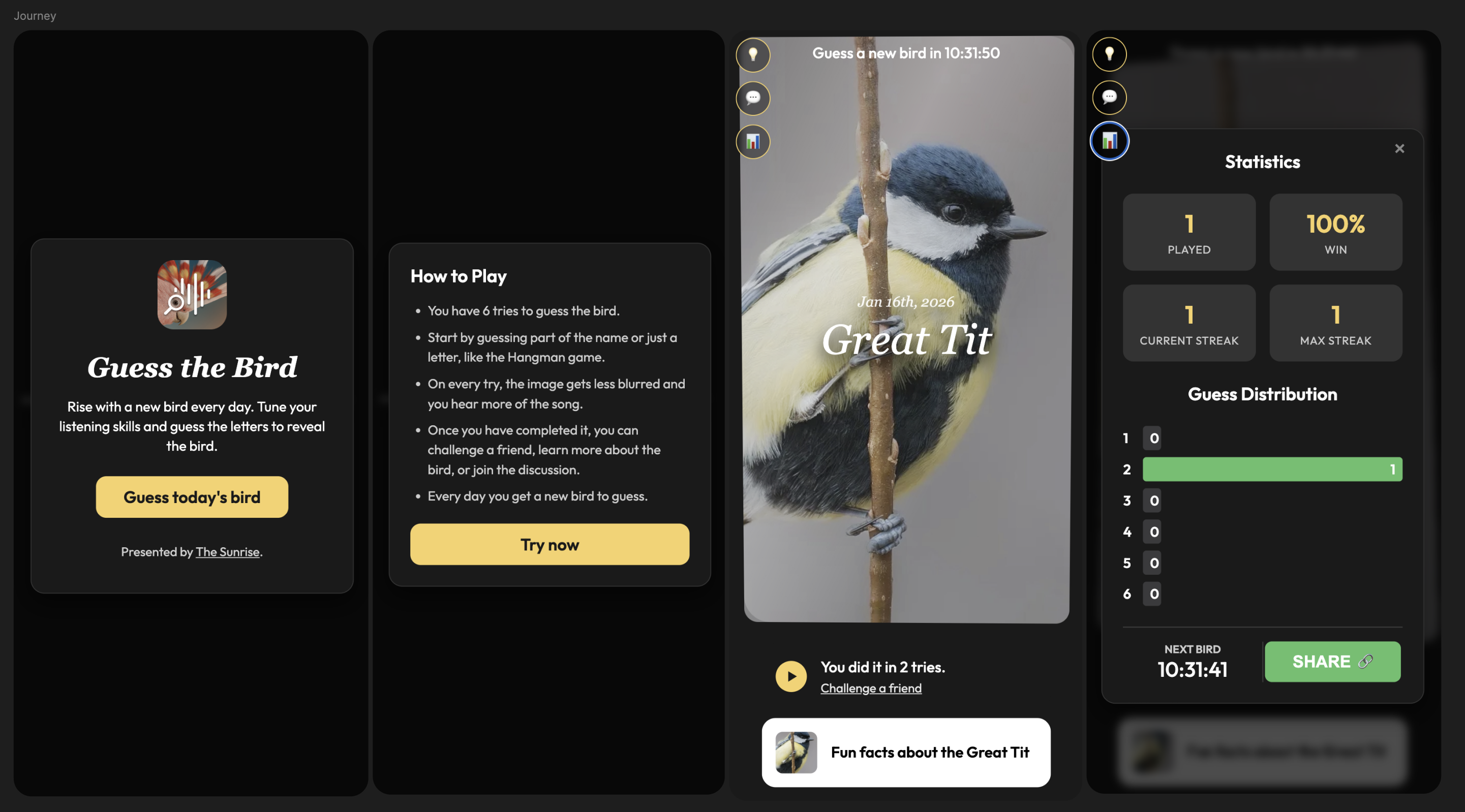 Screenshot 2 for Blurry Birds