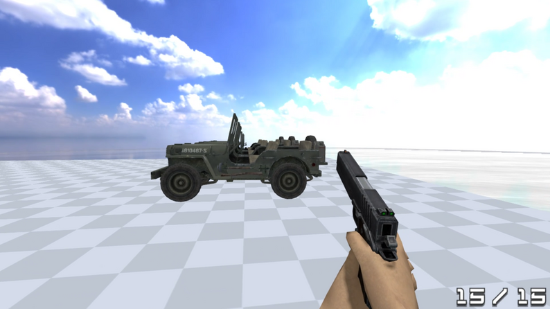 (GDevelop) Advanced 3D FPS Shooter example by Scriptfield