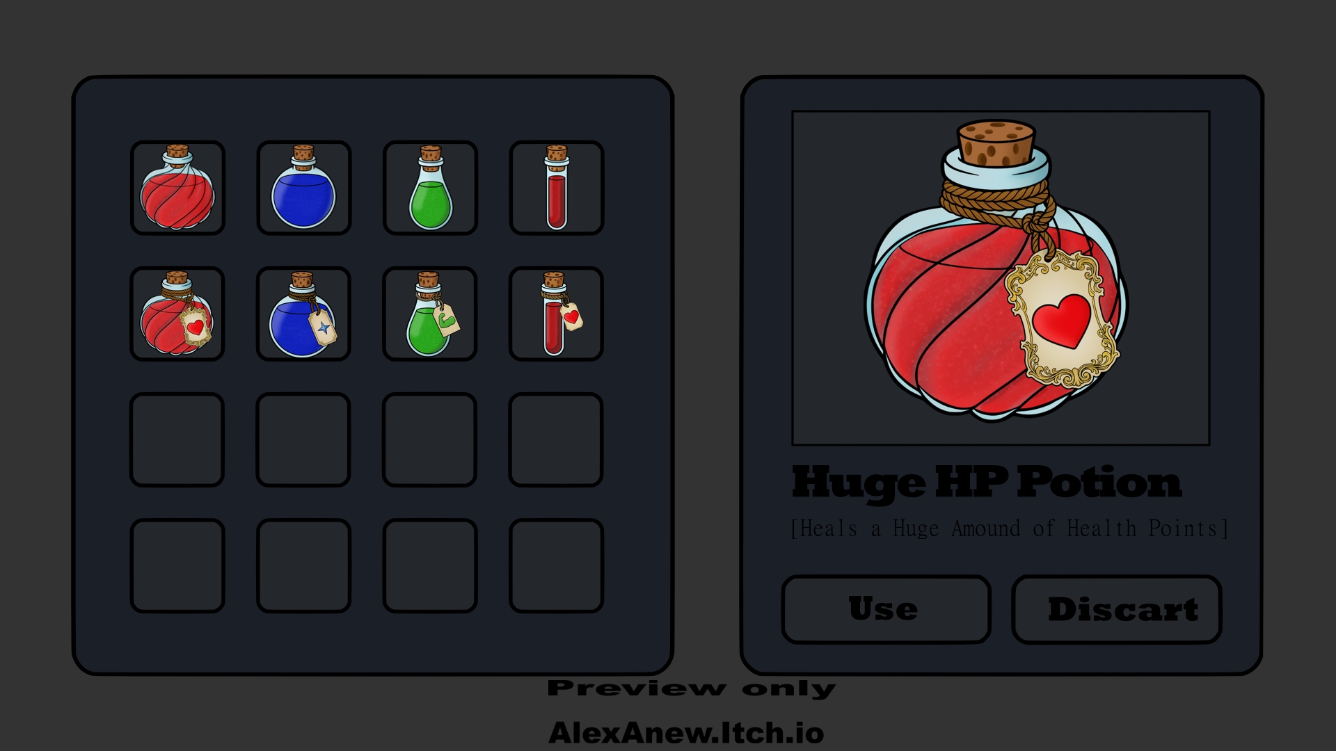 Fantasy RPG Potions Pack - Vol 1 by Alex Anew