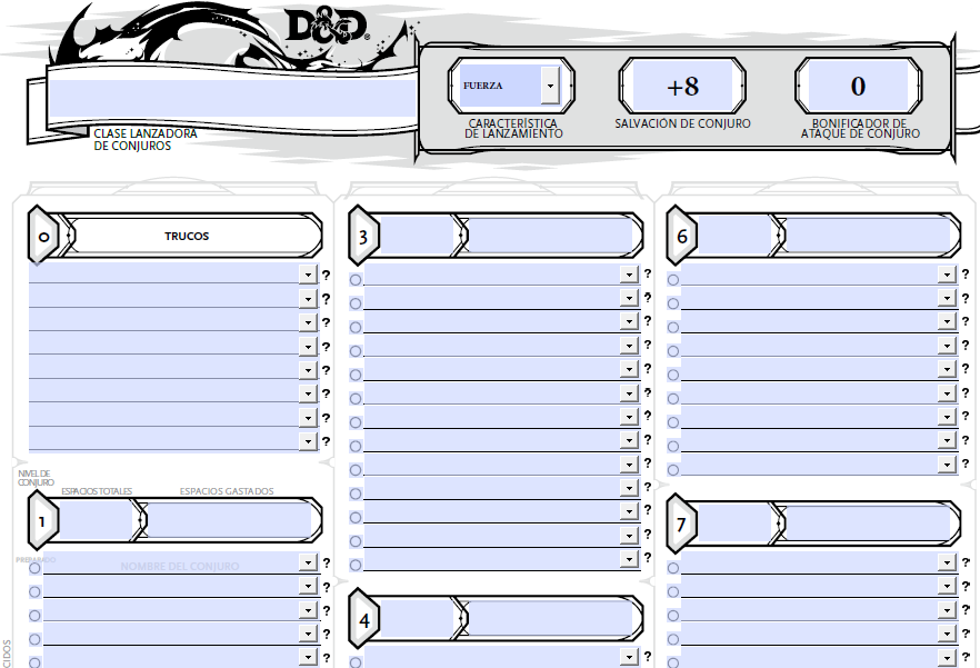Screenshot 4 for Hoja de personaje editable para D&D 5e