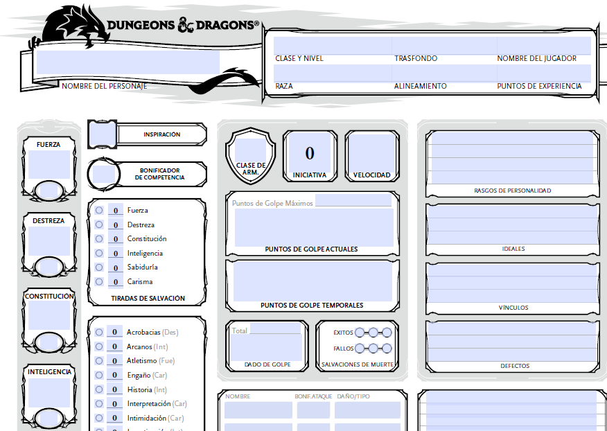Screenshot 5 for Hoja de personaje editable para D&D 5e