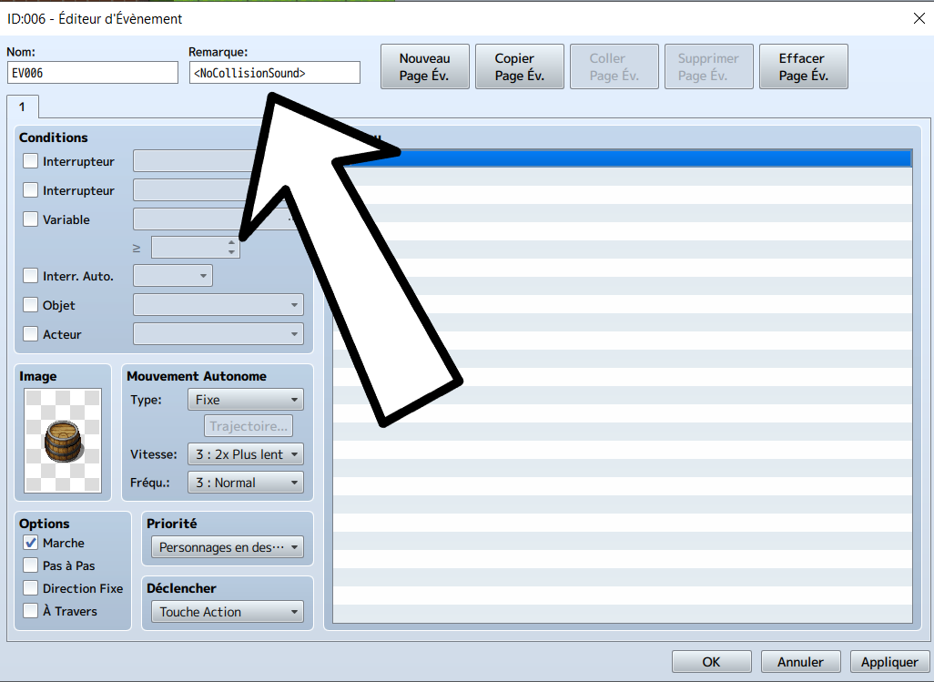 Screenshot 4 for Sound Collision Plugin RPG Maker MV-MZ