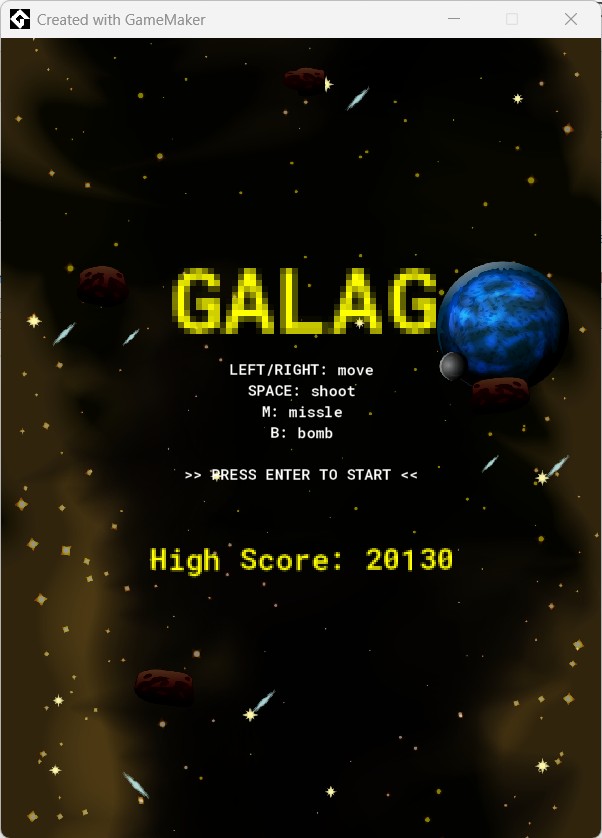 Screenshot 2 for Galag for Windows