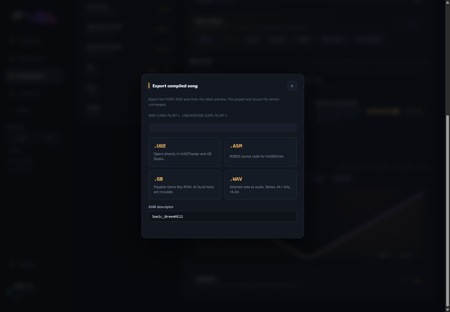 Screenshot 8 for hUGEMIDI