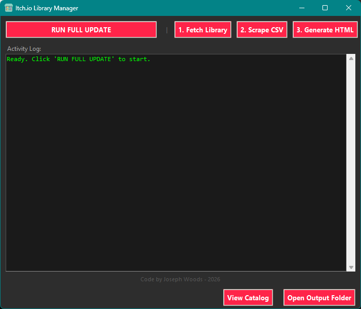 Screenshot 2 for Better ITCH.IO Library Viewer