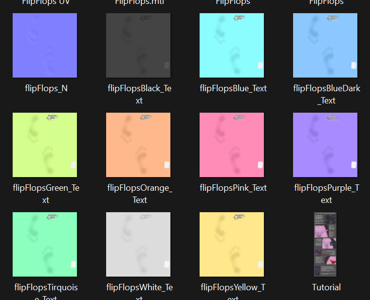 Screenshot 6 for Flip Flops - 3D Asset