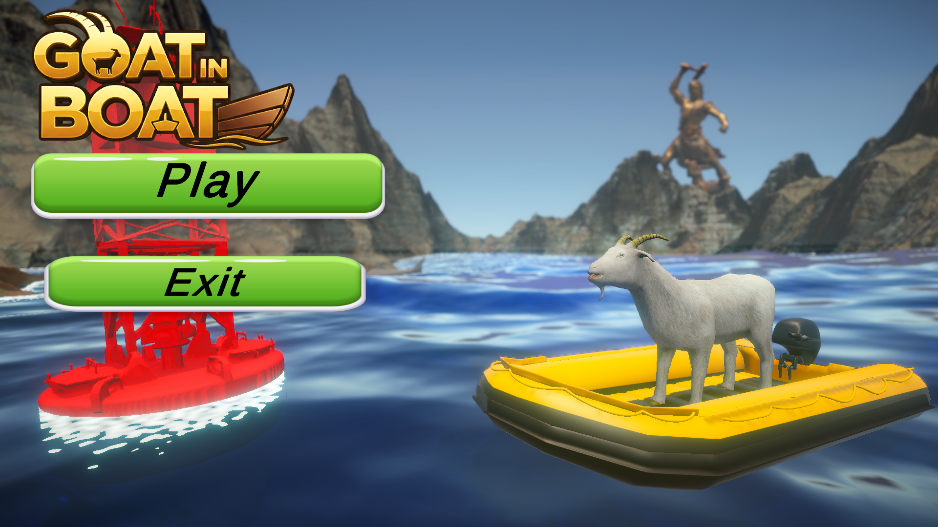Normal Goat In Raft Goat in Boat by 999 Studio, Jay Sawant