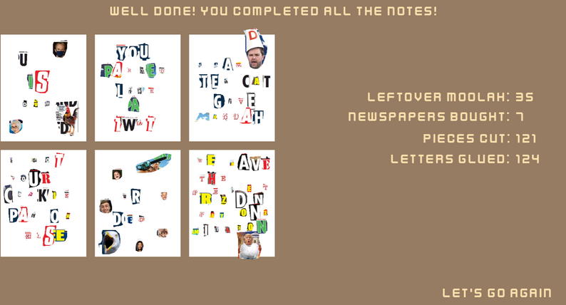 7even Ransom Note Ransom Noter by Sl1ngShot