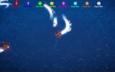 Screenshot 3 for Pirate Brawl - Solo & Multiplayer Ship Combat