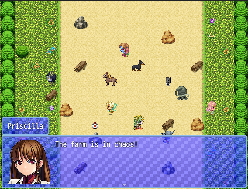 Screenshot 2 for Magical Girl Priscilla: Funny Farm