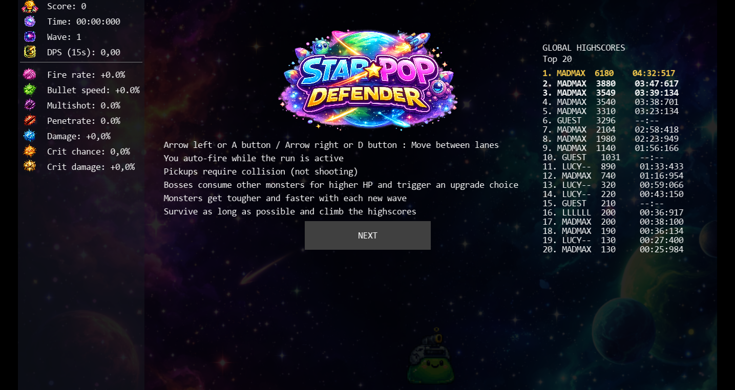 Star Pop Defender by TMW-dretski