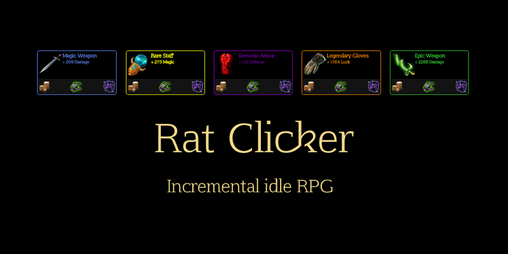 Cover image for Rat Clicker RPG