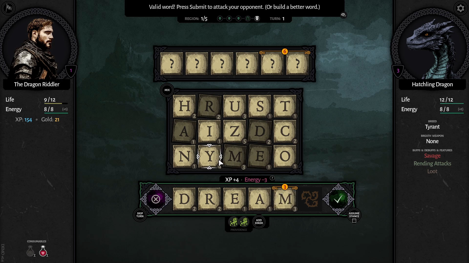 Screenshot 5 for Dragon Riddler Demo