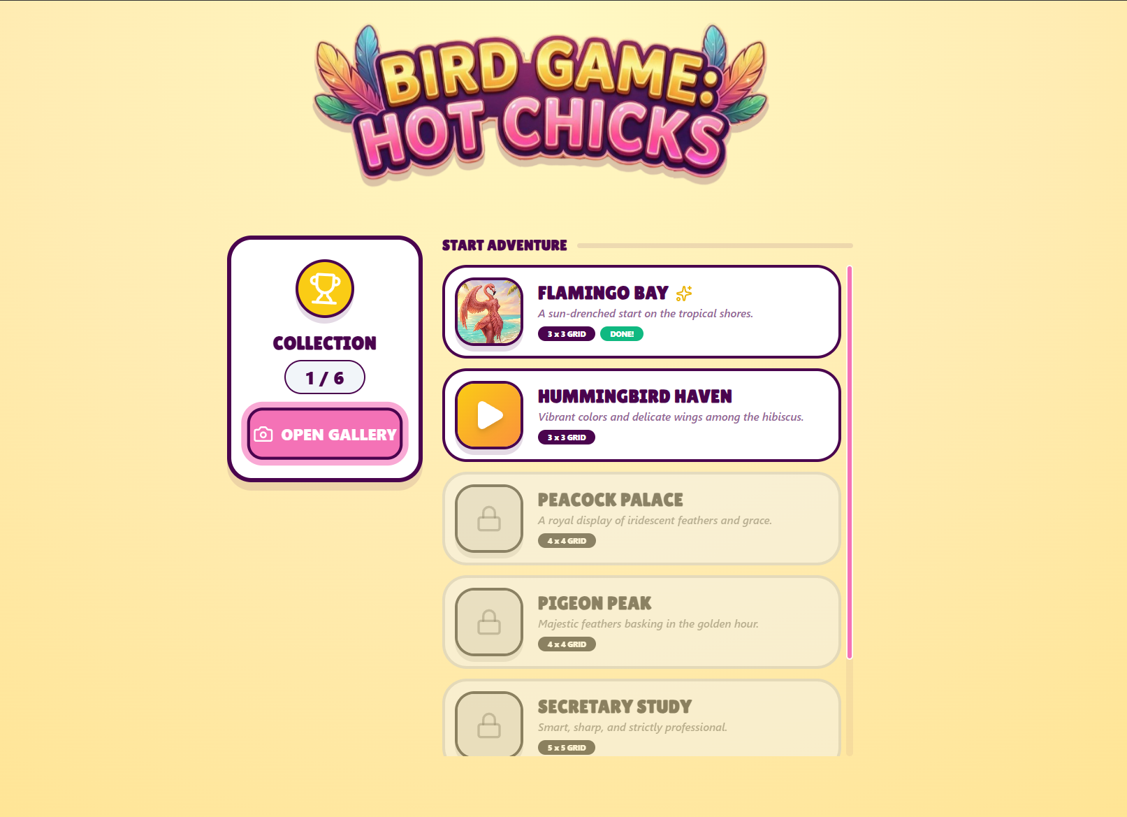 Screenshot 2 for Bird Game: Hot Chicks