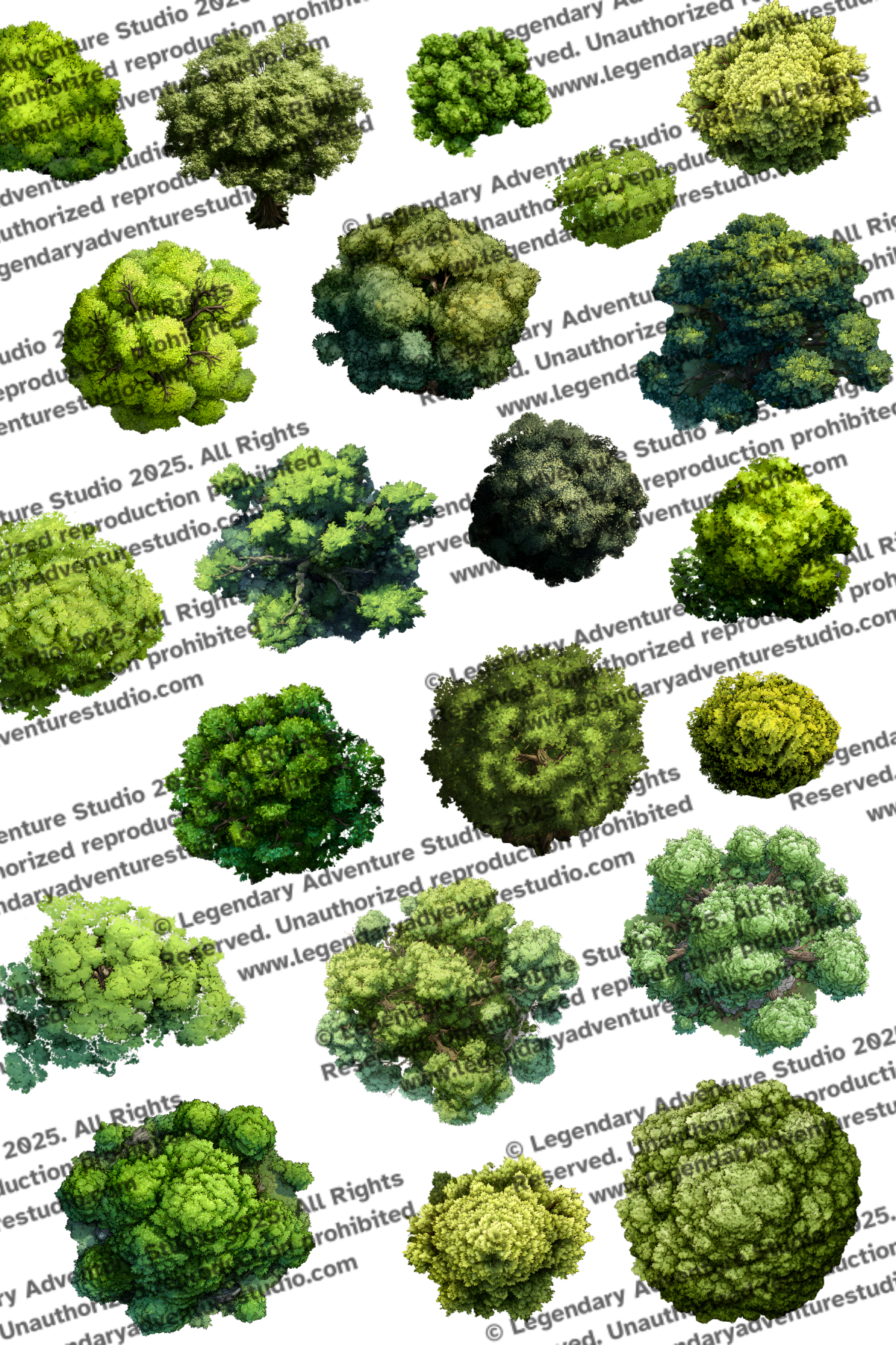 Tree Bundle Standard Trees Bundle (HD) by Legendary Adventure Studio