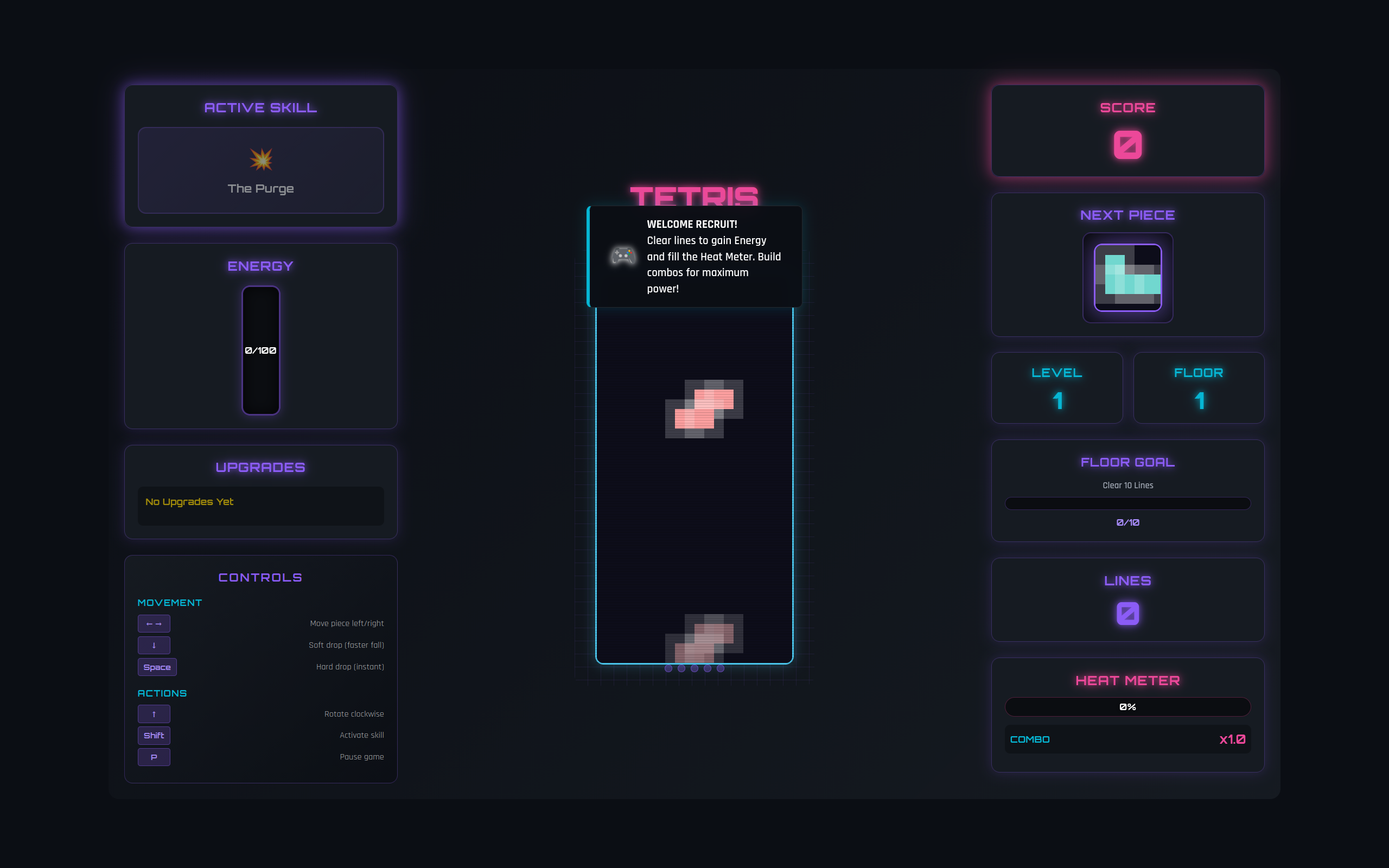 Screenshot 3 for Cybertris (Alpha)